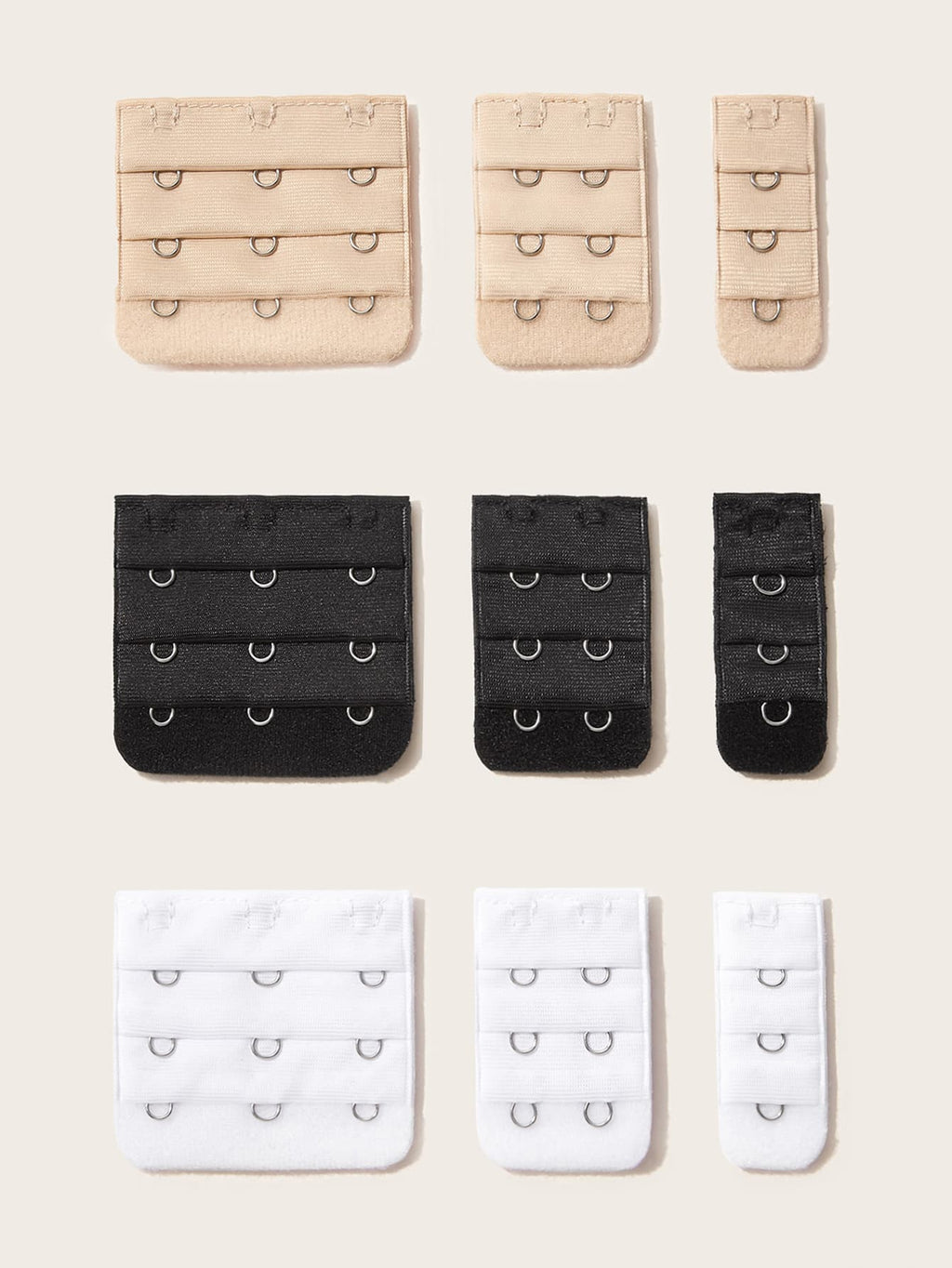 Lot de 9 sangles à crochet pour soutien-gorge - Modèle Solange