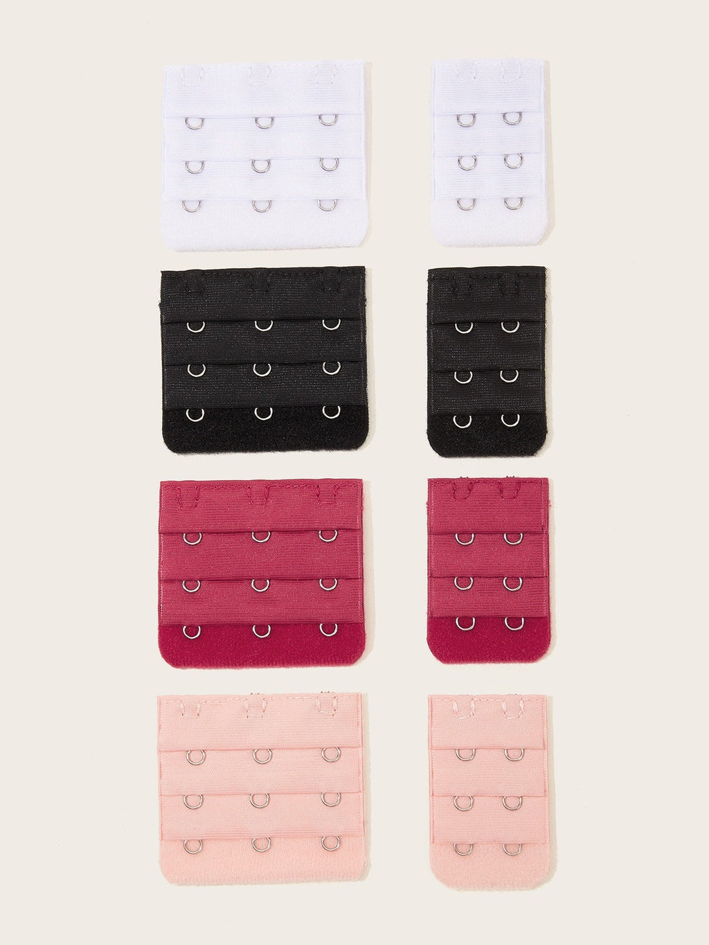 Lot de 8 sangles à crochet pour soutien-gorge - Modèle Anne-Solange