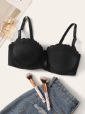 Soutien-gorge à armature noir - Modèle Claudette