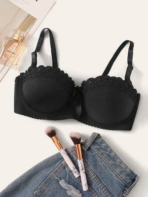 Soutien-gorge à armature noir - Modèle Claudette