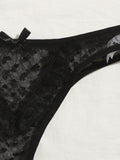 Ensemble lingerie sexy pour femme à armature noir - Modèle Nicole