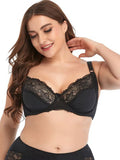 Soutien-gorge à armature noir Grande Taille - Modèle Tiphaine