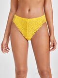 Culotte fleurie en microfibre en dentelle - Modèle Augusta
