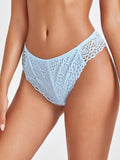Culotte fleurie en microfibre en dentelle - Modèle Augusta