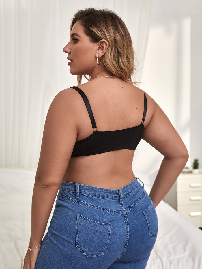 Soutien-gorge noir confort - Modèle Léontine