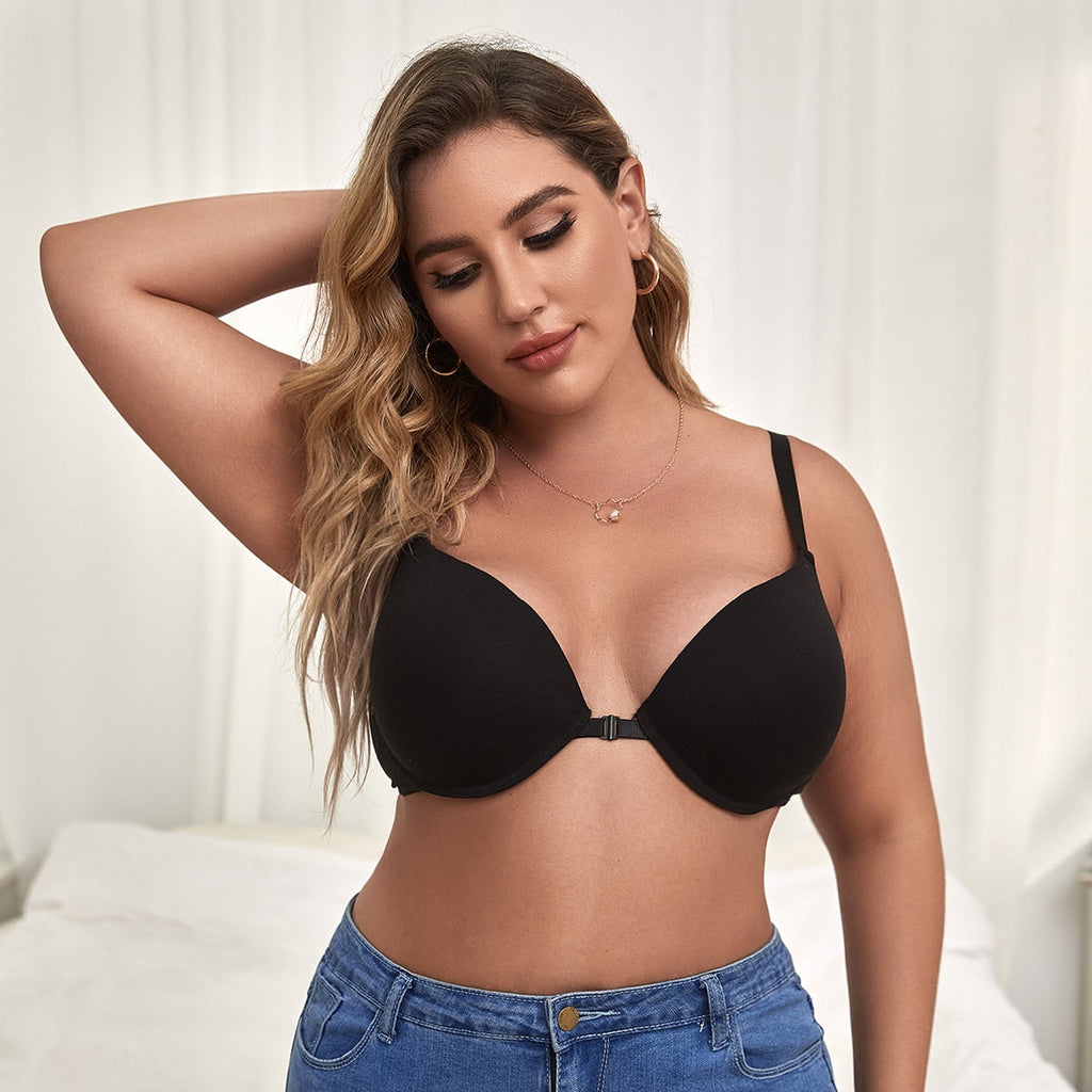 Soutien-gorge noir confort - Modèle Léontine