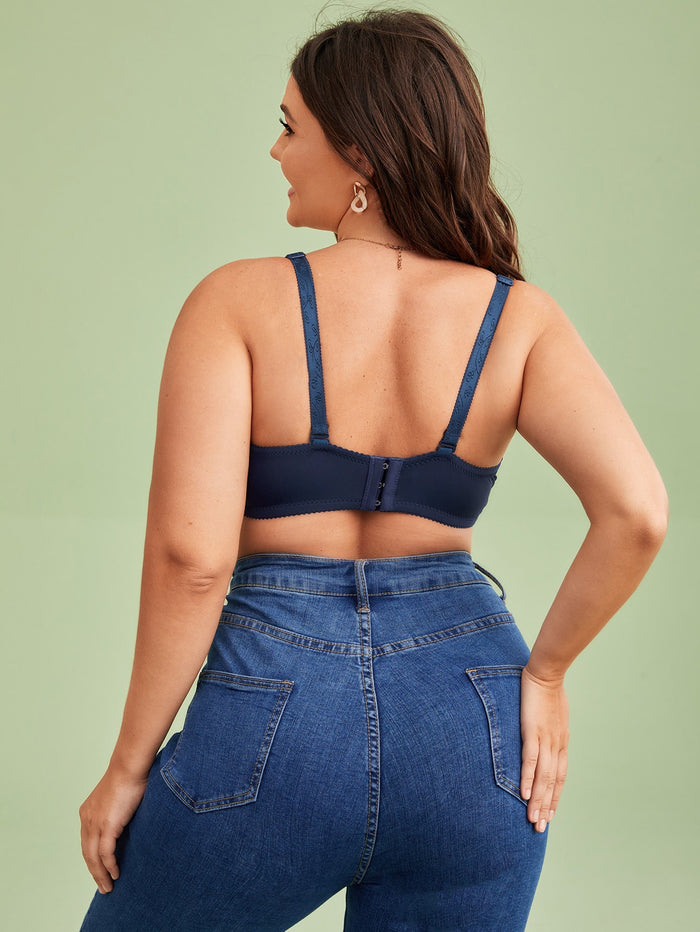 Soutien-gorge bleu nuit - Modèle Raymonde