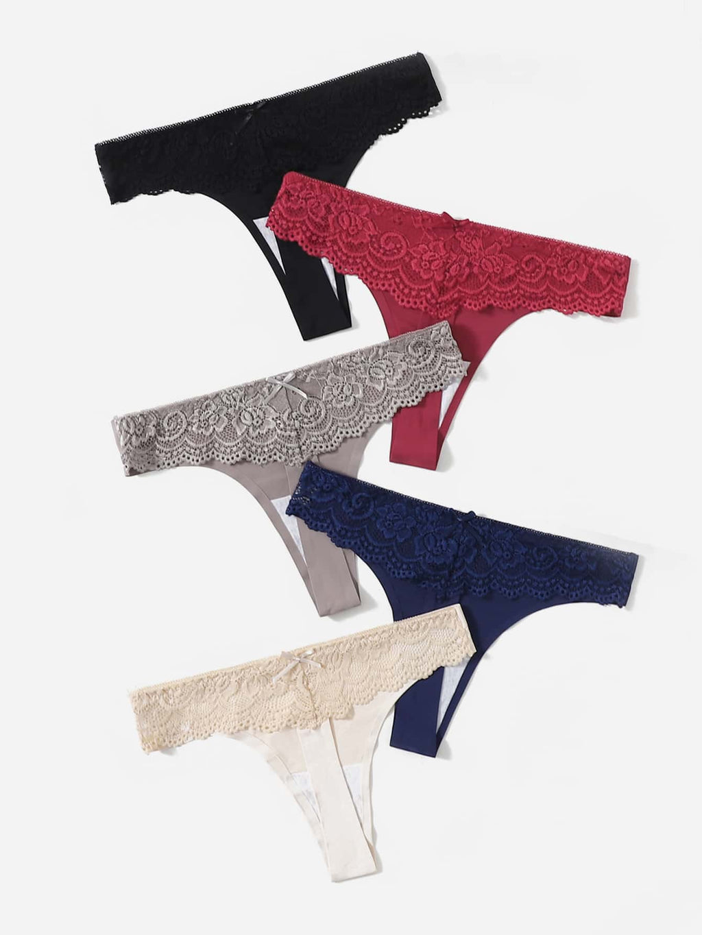 Lot de 5 culottes invisibles  - Modèle Emma