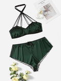 Ensemble de lingerie satin - Modèle Rolande