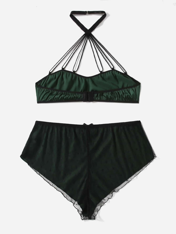 Ensemble de lingerie satin - Modèle Rolande