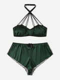 Ensemble de lingerie satin - Modèle Rolande