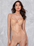 body en dentelle florale - modèle Yvonne