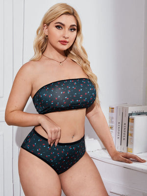 Ensemble de lingerie florale - Modèle Germaine