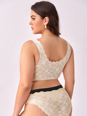 ensemble lingerie imprimé fleurie - Modèle Maria