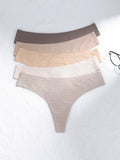 Ensemble de 5 culottes unies chair - Modèle Paule
