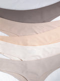 Ensemble de 5 culottes unies chair - Modèle Paule