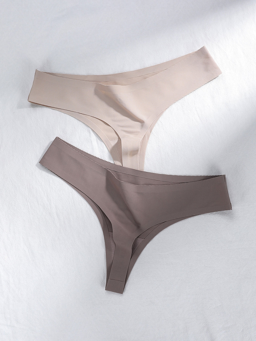 Ensemble de 5 culottes unies chair - Modèle Paule