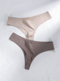 Ensemble de 5 culottes unies chair - Modèle Paule