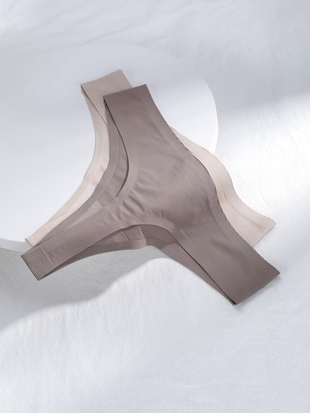 Ensemble de 5 culottes unies chair - Modèle Paule