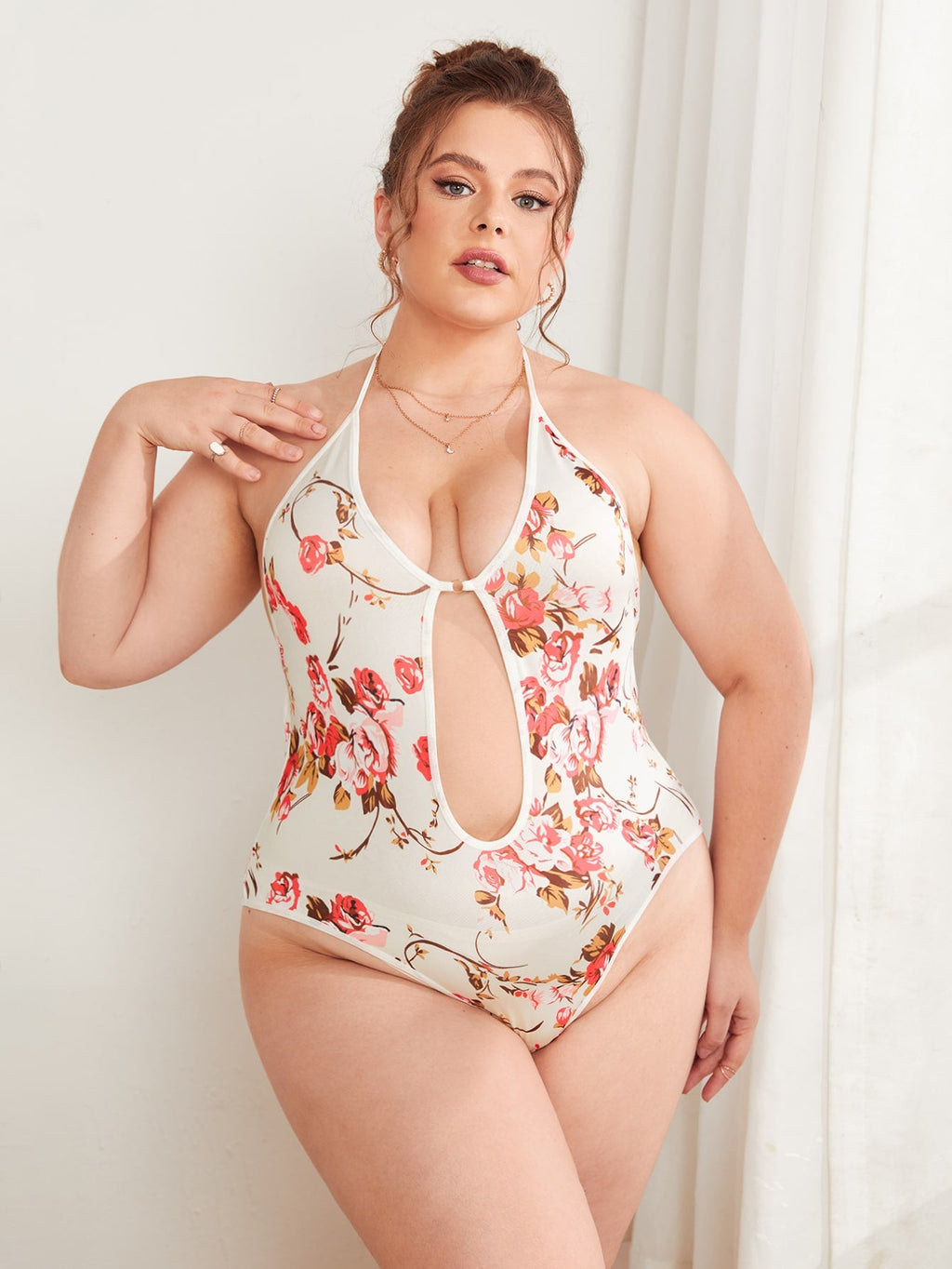 Body floral - Modèle Laure