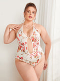 Body floral - Modèle Laure