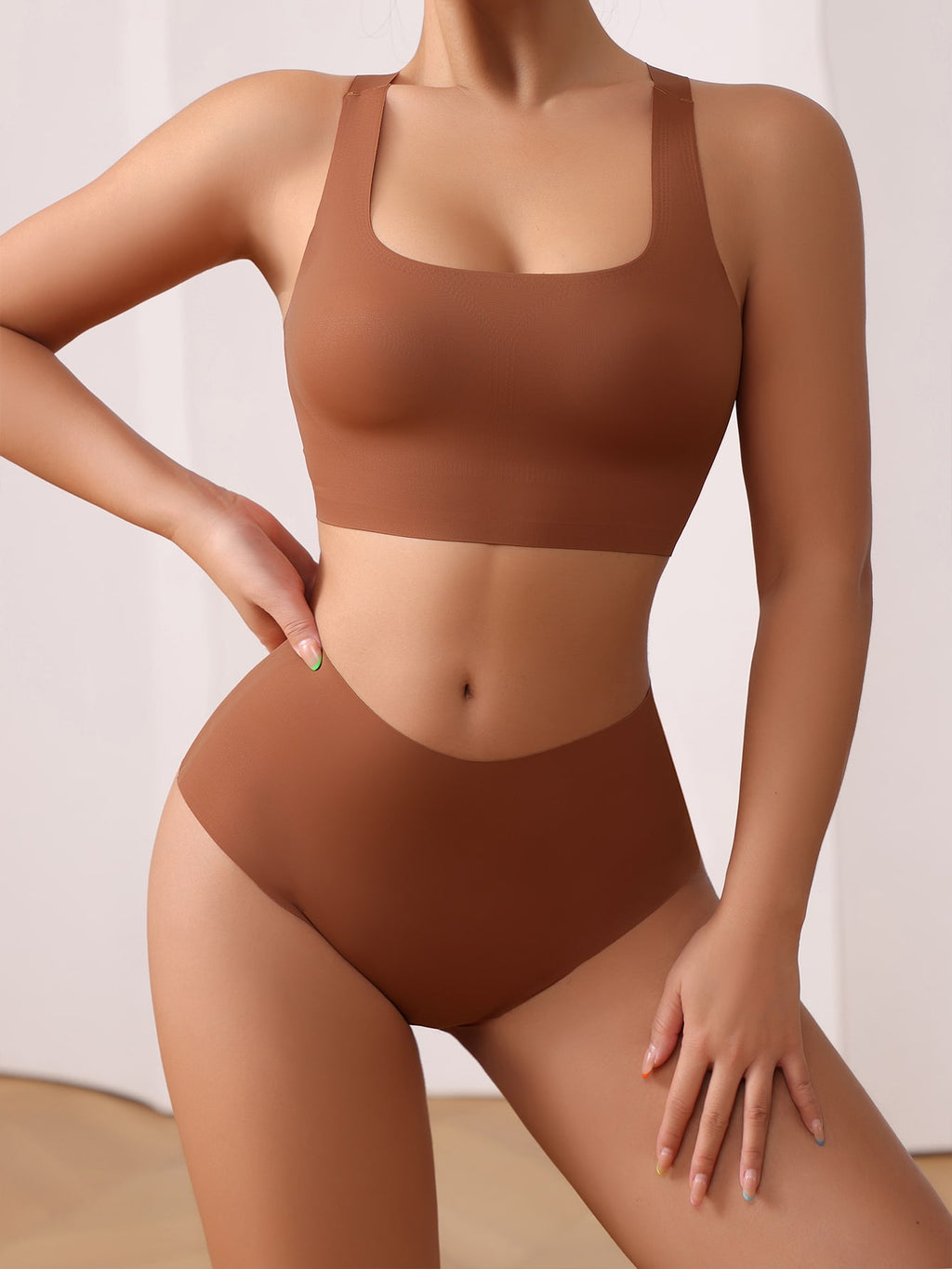 Lingerie ensemble beige - Modèle Simonne