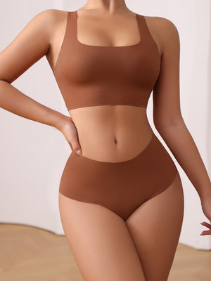 Lingerie ensemble beige - Modèle Simonne