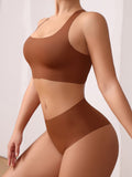 Lingerie ensemble beige - Modèle Simonne
