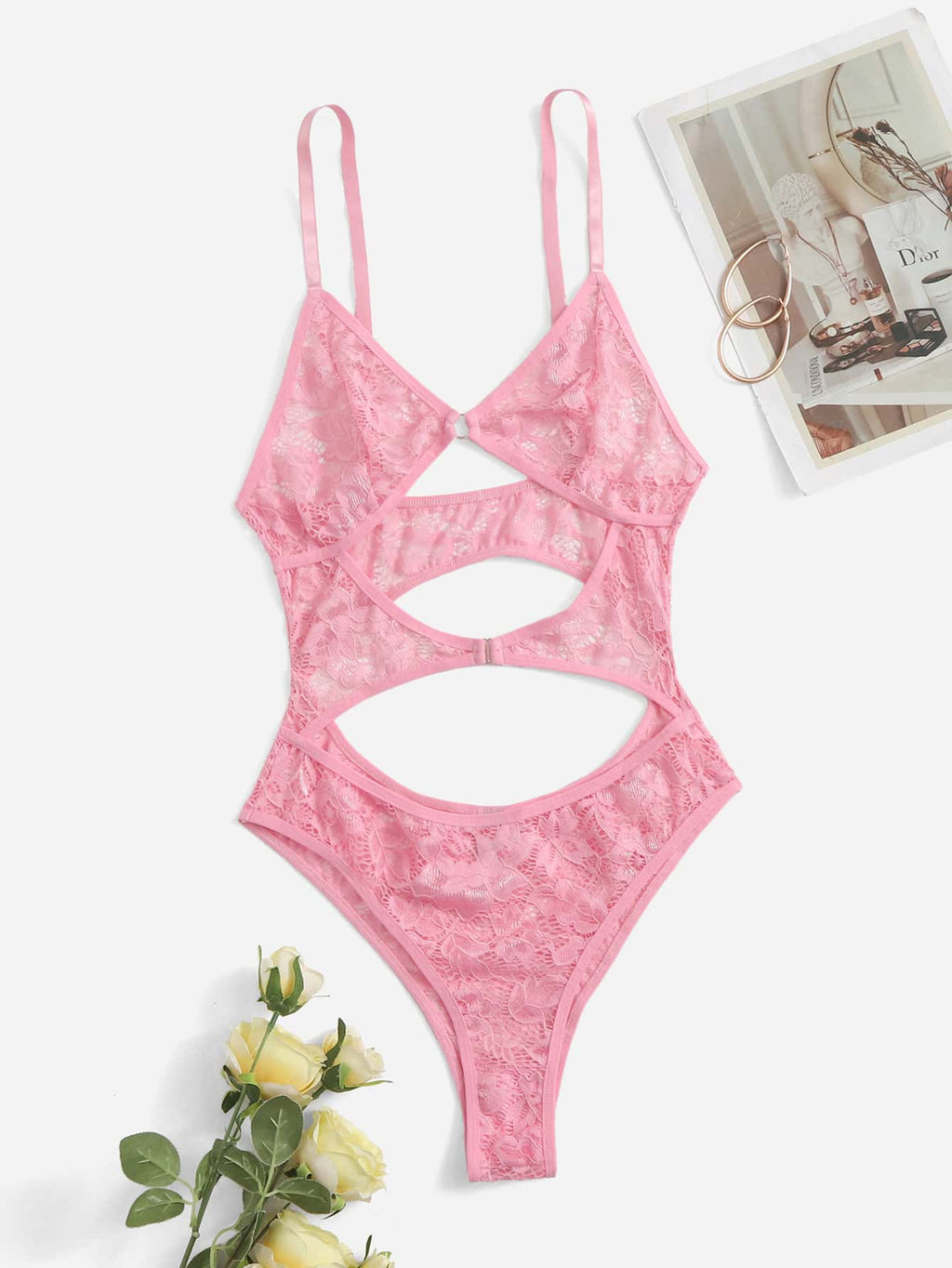 Ensemble de lingerie sexy à armature en maille noir - Modèle Camille